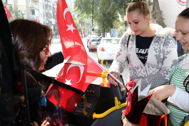 Bayan yolcular istedikleri yerde inecek