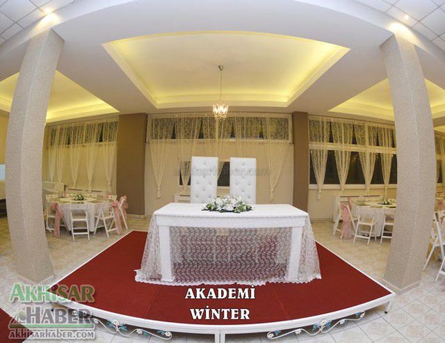 Akademi Winter Kışlık ve Yazlık düğün salonu hizmete açıldı