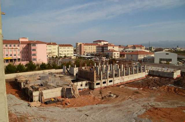 Çağlak Anadolu Lisesi ve Pansiyonu İnşaatı hızla devam ediyor