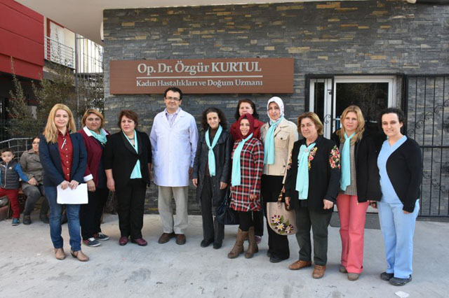 Op. Dr. Özgür Kurtul, 8 Mart kadınlarını ağırladı