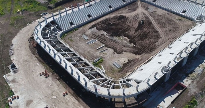 Akhisar Stadyum inşaatında işler iyi gidiyor