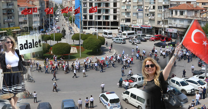 CHP’nin İzmir’den başlattığı Adalet yürüyüşü Akhisar’da
