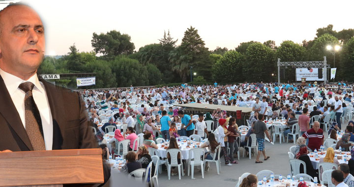 ATSO, 3 bin kişilik dev iftar verdi