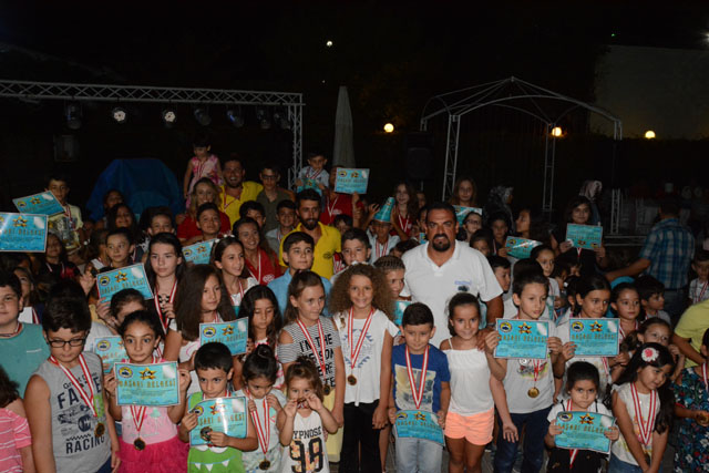 Ege yüzme akademide, madalya ve sertifika töreni yapıldı