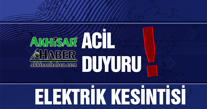 Atatürk ve Cumhuriyet Mahallesinde elektrik kesintisi