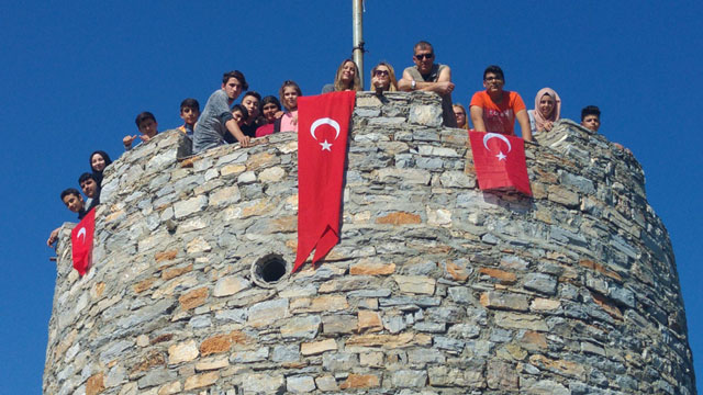 Cumhuriyet MTAL, 2. Cumhuriyet doğa yürüyüşünü Çağlak kalesine yaptı