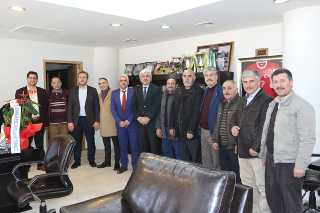 Erzurumlular Derneğinden, Belediye Başkanına ziyaret