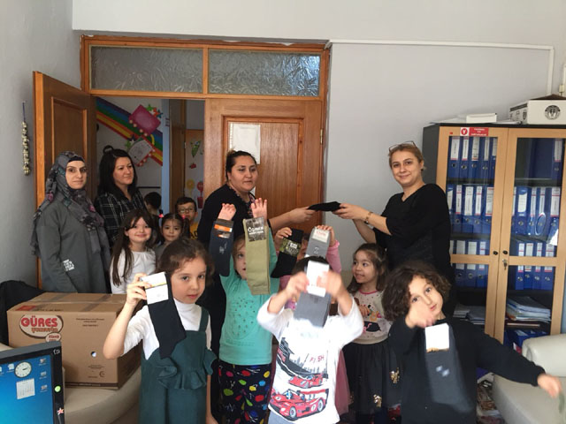 M.S. Göldelioğlu Anaokulu Öğrencilerinden ‘Afrin’deki Yiğitlere Ses Ver’ projesi