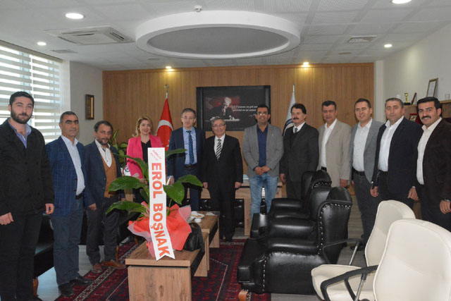 ATSO Başkan Adayı Boşnak, Polis Haftası nedeniyle Pınar’ı ziyaret etti