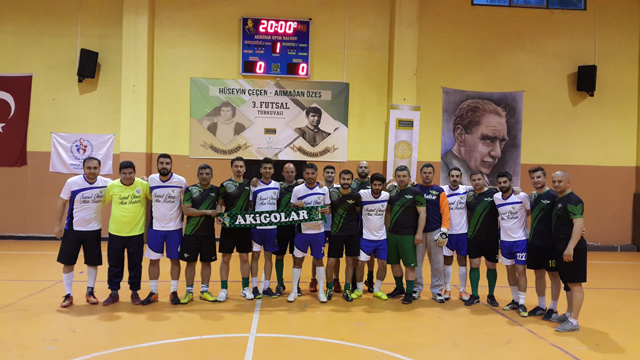 Hüseyin Çeçen ve Armağan Özeş Futsal turnuvasında şampiyon bu akşam belli oluyor