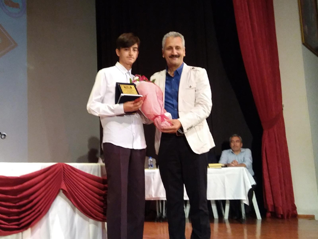 Kuran-ı Kerim’i Güzel Okuma Yarışması’nda bir il birinciliği de Çağlak Anadolu Lisesi’ne