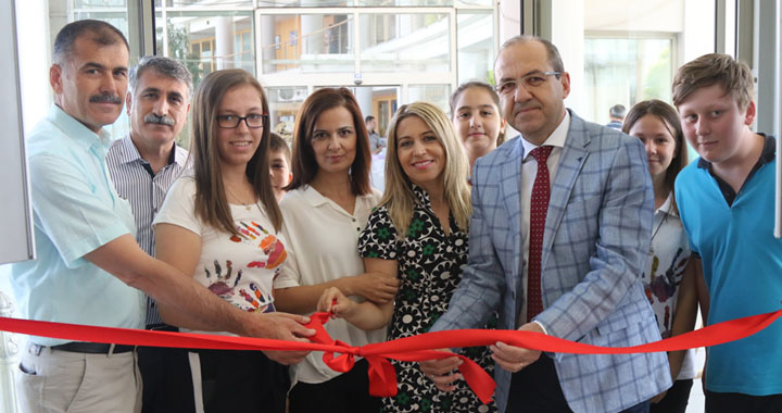 Şehit Hasan Acar Ortaokulu sergisi açıldı