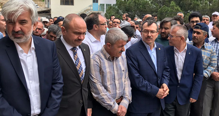 AK Parti İlçe Başkanı İbrahim Sayın'ın acılı günü