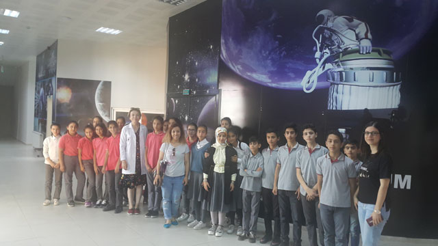 Yavuz Selim Ortaokulu öğrencileri Planetaryum ve Bilim Evindeydi