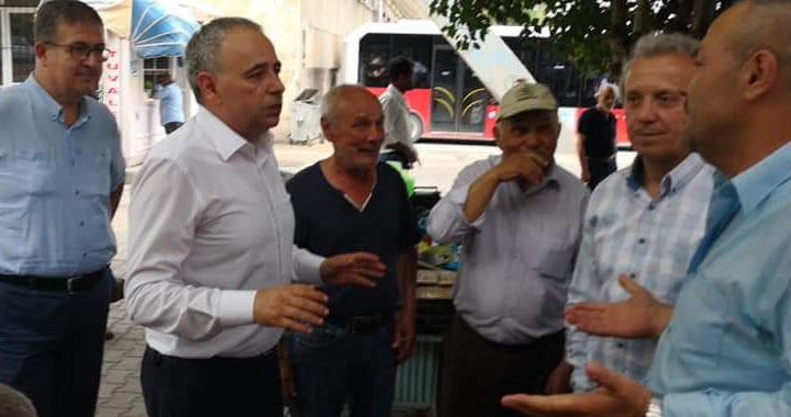 CHP Milletvekili Adayı Bakırlıoğlu'nun durağı köylü garajı oldu