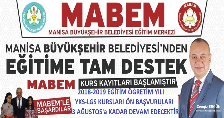 MABEM YKS-LGS ağustos ayı sınavı ön kayıtları başlıyor