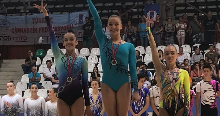 Büyükşehir’in Cimnastik Takımı Bursa’da Türkiye Şampiyonu Oldu