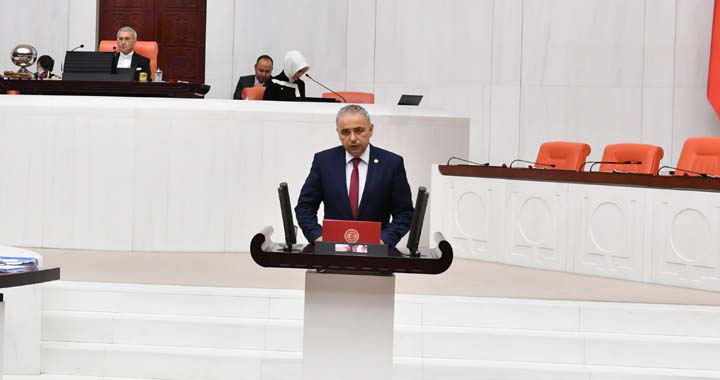 Milletvekili Bakırlıoğlu, Bakır Göletindeki sulama sorununu meclis gündemine taşıdı