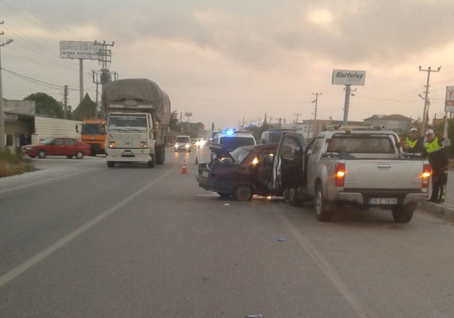 Akhisar’da trafik kazası 1 kişi hayatını kaybetti