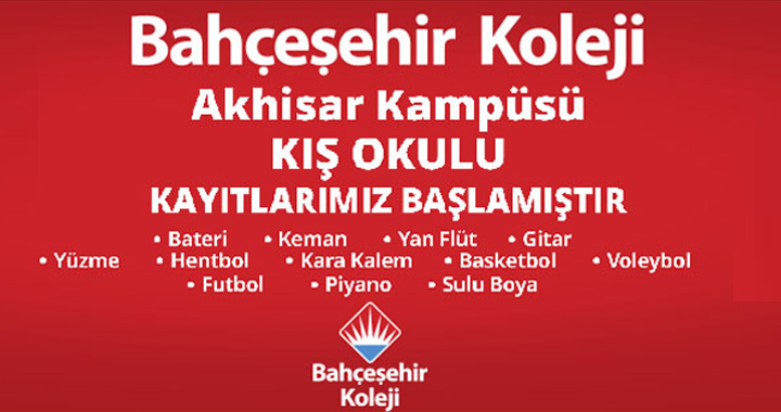 Bahçeşehir Koleji Kış Sanat ve Spor Okulları kayıtları başlıyor