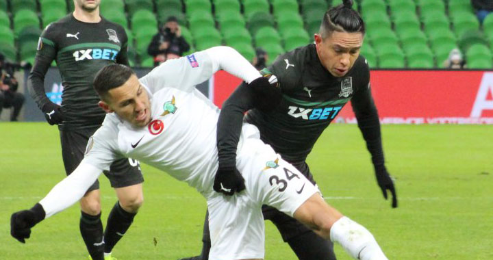 Akhisarspor, Krasnodar deplasmanında 2-1 kaybetti