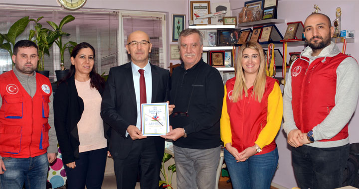 İlçe Spor Müdürü Oktay, gazeteciler günümüzü kutladı