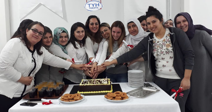 TYH Tekstil Gıdacılar Şubesi, İŞKUR 9. grup mezunlarını verdi