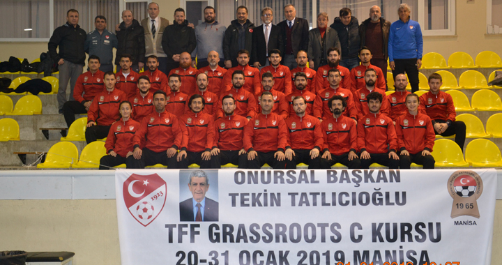 Tff-C Tekin Tatlıcıoğlu kursu tamamlandı