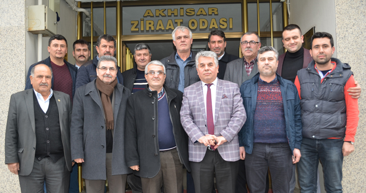 Akhisar Esnaf Odaları'ndan Ahmet Akbuğa'ya tebrik ziyareti