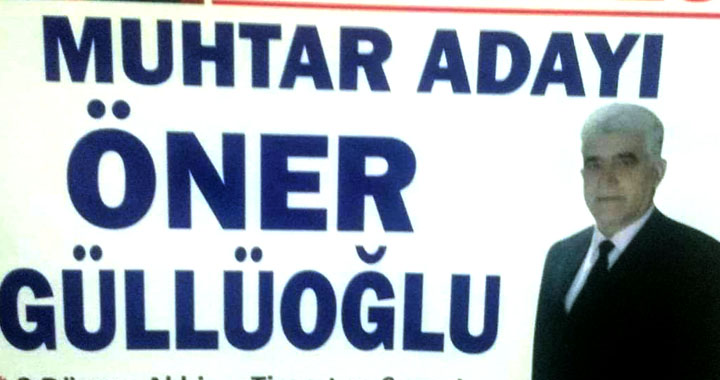 Paşa Mahallesi Muhtar Adayı Öner Güllüoğlu