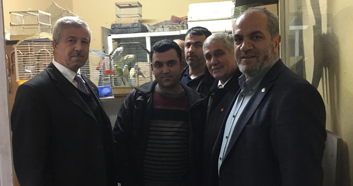 Ali Dursun, Kırbağlar esnafını ziyaret etti