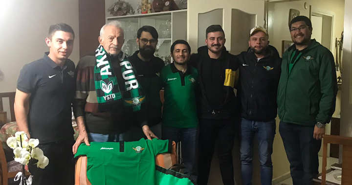 Yeşil Siyah Taraftarlar Derneği’nden Akhisarspor kurucusuna ziyaret