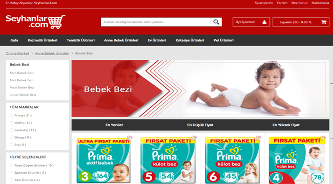 En Ucuz Bebek Bezi Fiyatları | www.seyhanlar.com