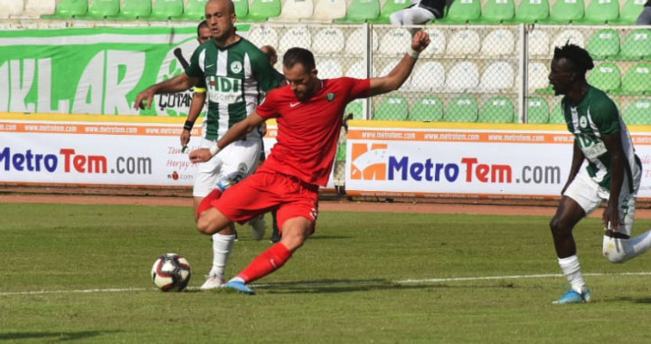 Akhisarspor, deplasmandan eli boş döndü