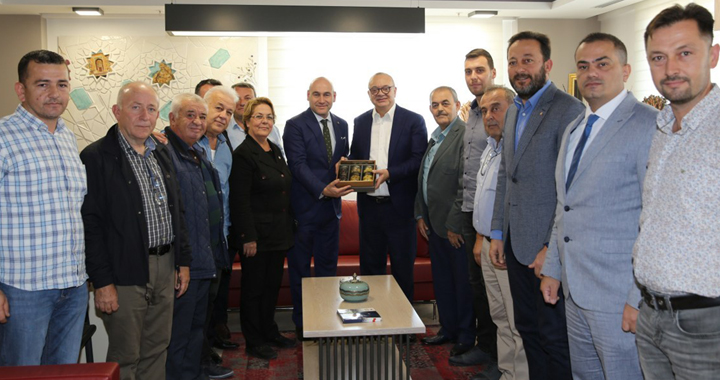 Zeytin Diyarından Başkan Ergün’e ziyaret