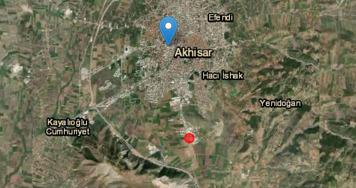 Merkez üssü Akhisar'da 2.9 deprem korkuttu