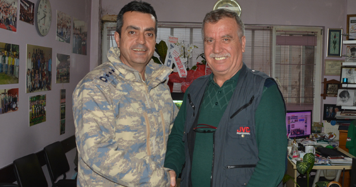 Garnizon Komutanı Şahin, Akhisar Haberi ziyaret etti