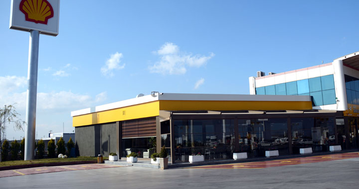 Shell İstasyon market ve kafeteryası yenilenen yüzüyle hizmette