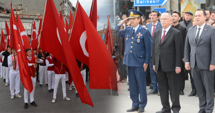 Atatürk'ün Akhisar'a gelişinin 97. yıldönümü törenle kutlandı