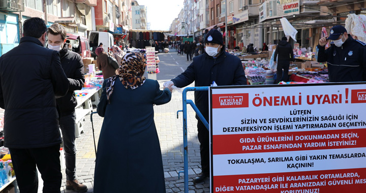 Akhisar Belediyesi’nden pazar yerleri için örnek uygulama!