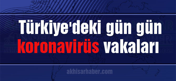 Türkiye'deki gün gün koronavirüs vakaları