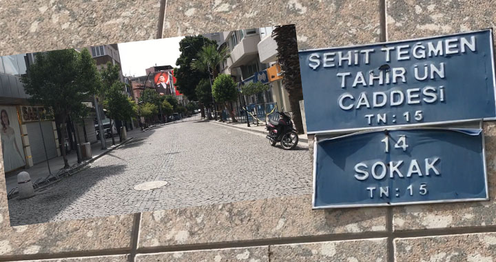 Akhisar’da Şehit Teğmen Tahir Ün Caddesi’ne maskesiz girilemeyecek