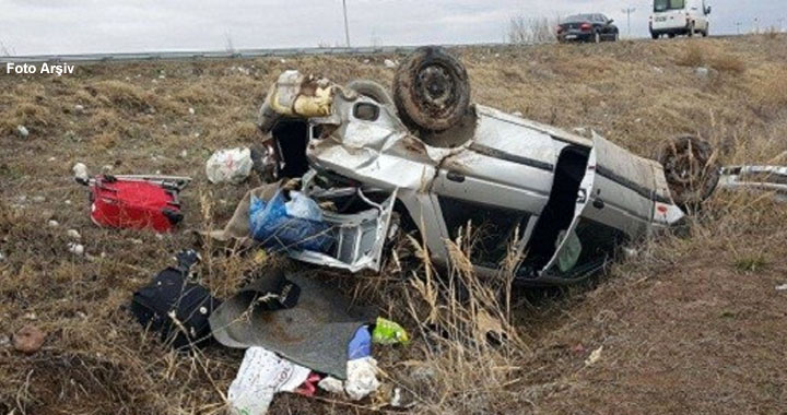 Akhisar, Dağdere arasında trafik kazası 1 kişi hayatını kaybetti