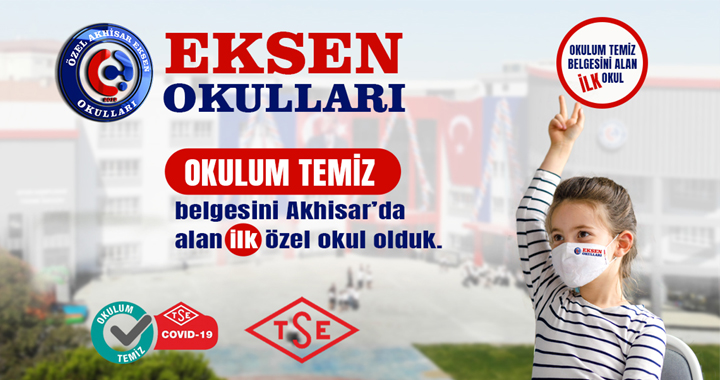 Eksen Okulları, “Okulum Temiz Belgesi”ni alan ilk özel okul oldu