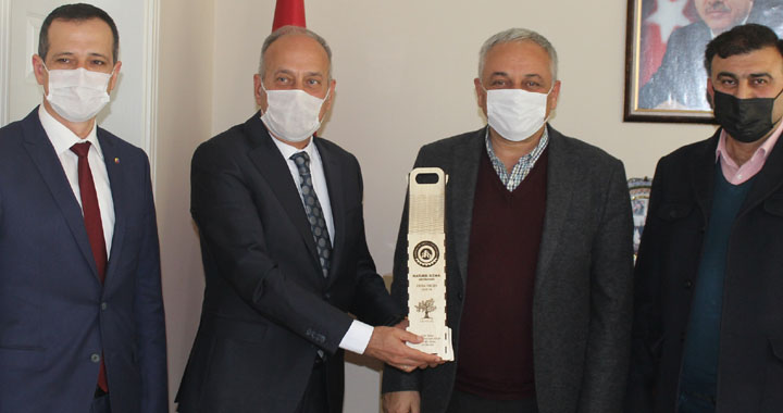 ATSO’dan Gölmarmara belediye başkanı Kamil Öz’e ziyaret