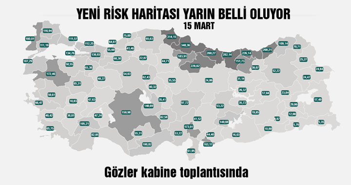 Yeni risk haritası açıklanıyor! Gözler kabine toplantısında olacak