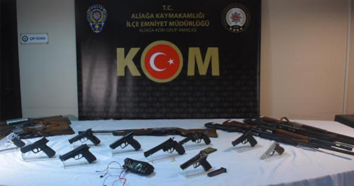 İzmir ve Manisa'da suç örgütü operasyonu 32 gözaltı