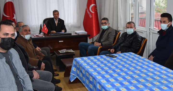 SP İlçe başkanı Ali Dursun, ilk toplantısında görev bölümünü yaptı
