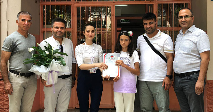 Doğuş Hastanesi, Türkiye şampiyonunu ziyaret etti