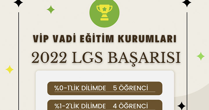 Vip Vadi Eğitim’de LGS başarısı